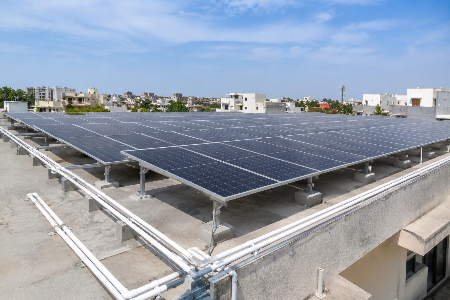 Commercial solar project