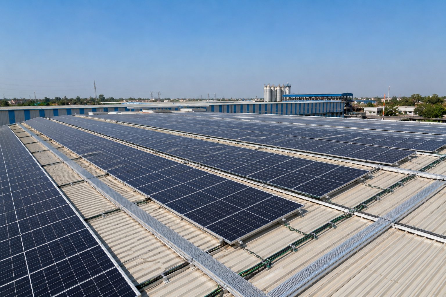 Commercial solar project