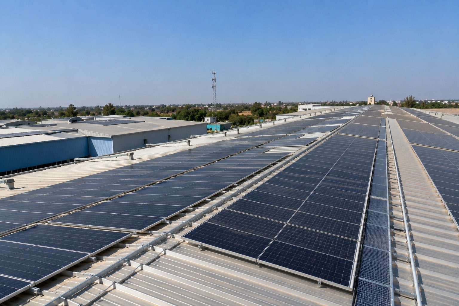 Commercial solar project