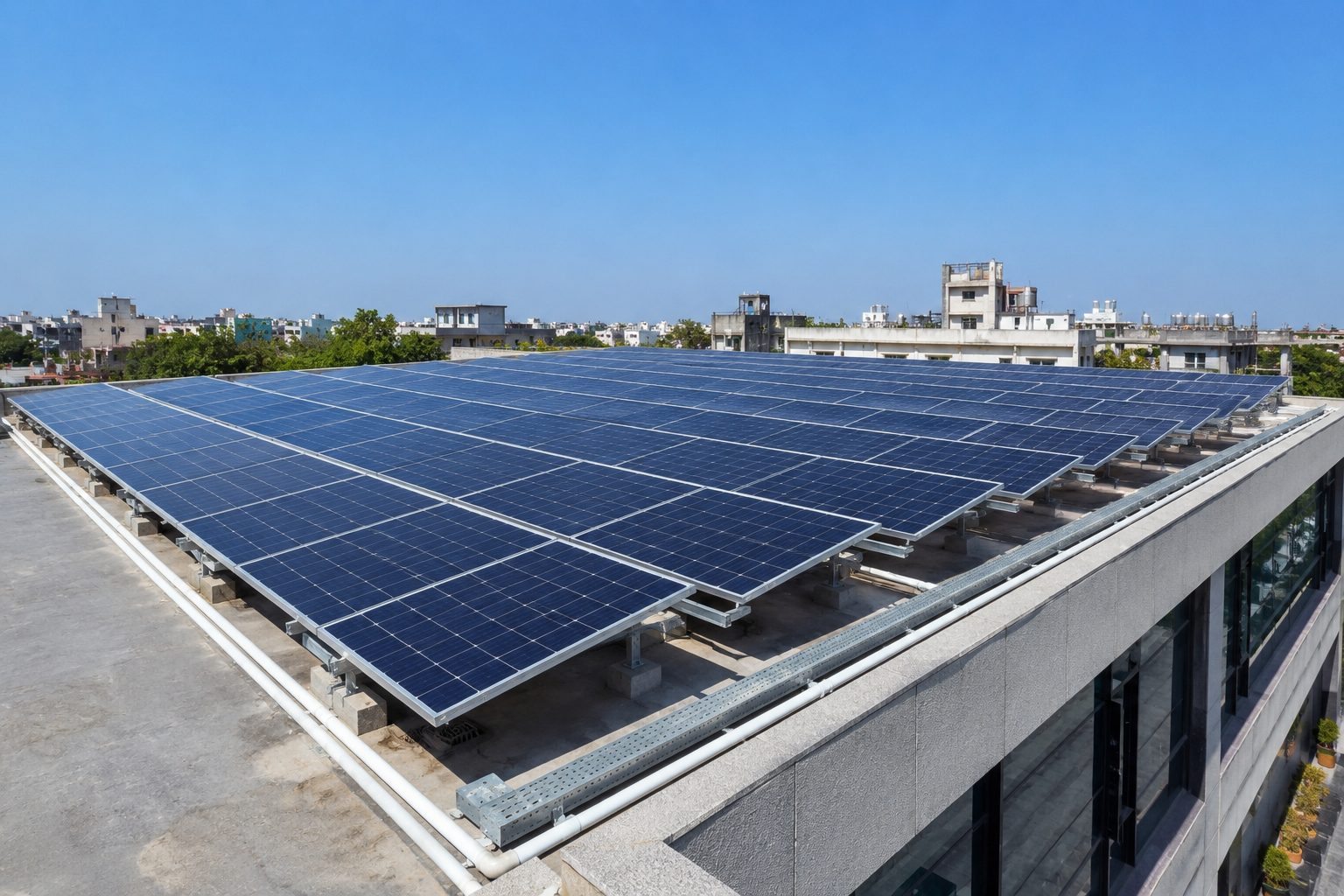 Commercial solar project