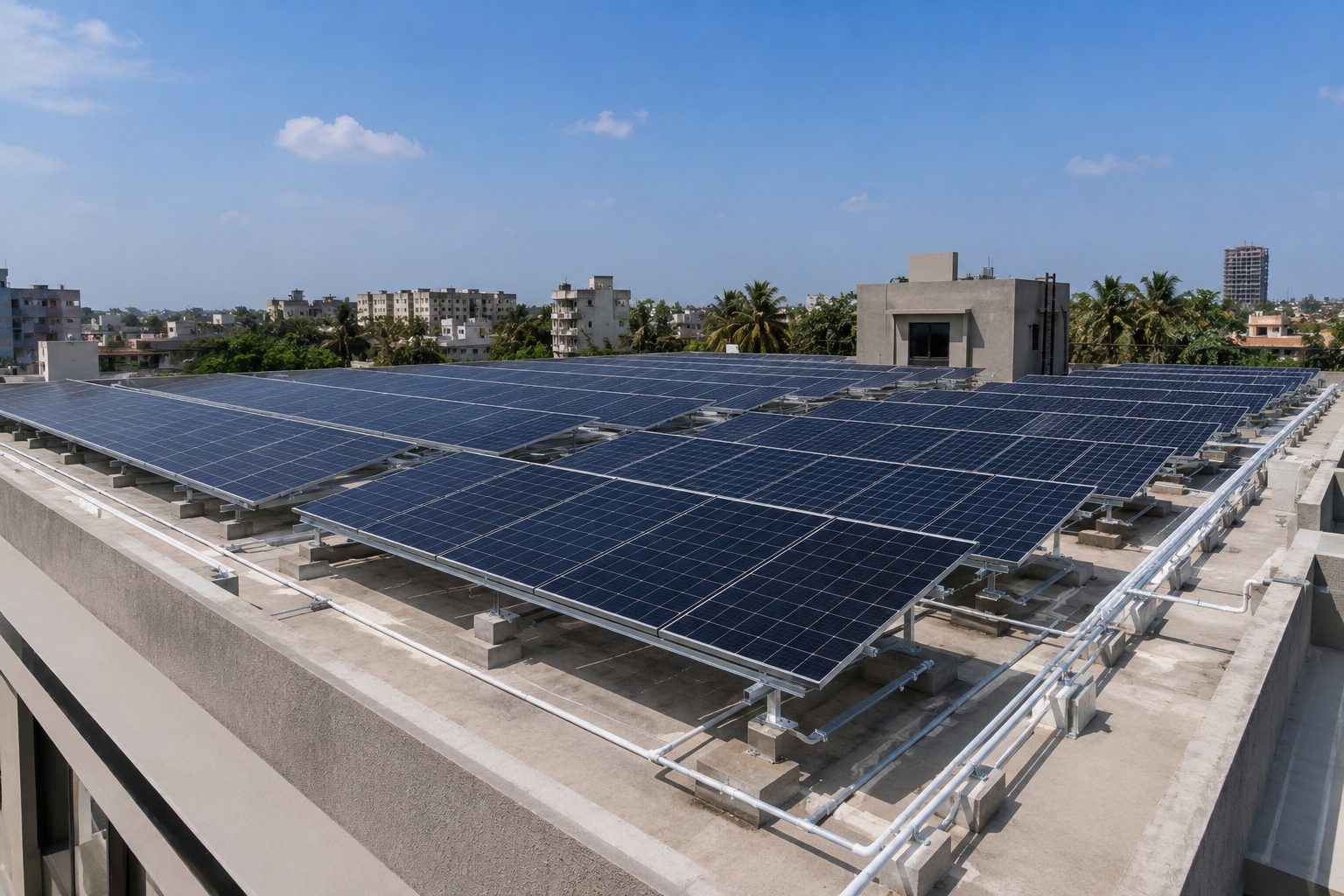 Commercial solar project