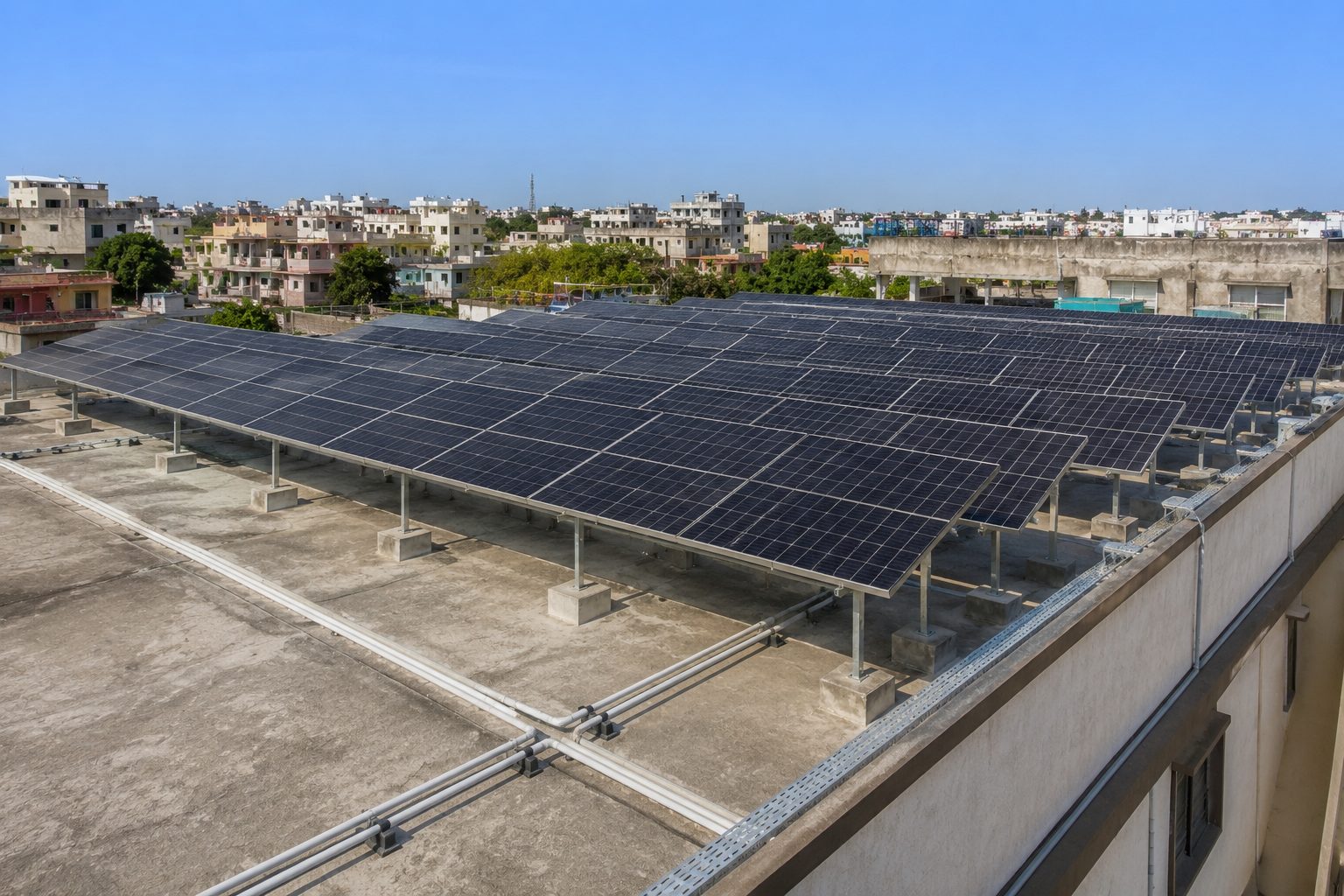 Industrial solar project